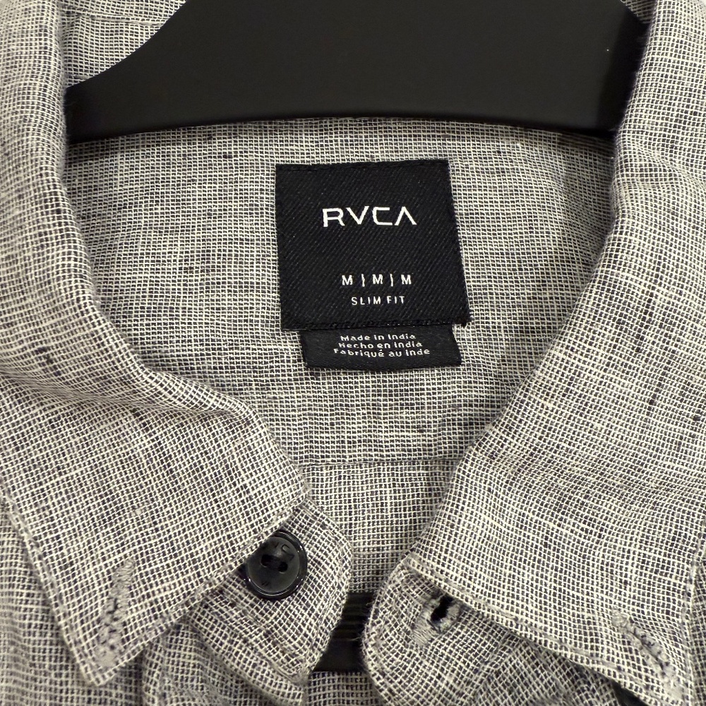 Men’s Grey RVCA polo Size M